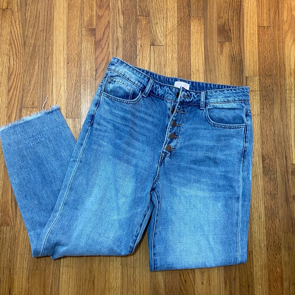 Pink Lily - High Waisted Jeans